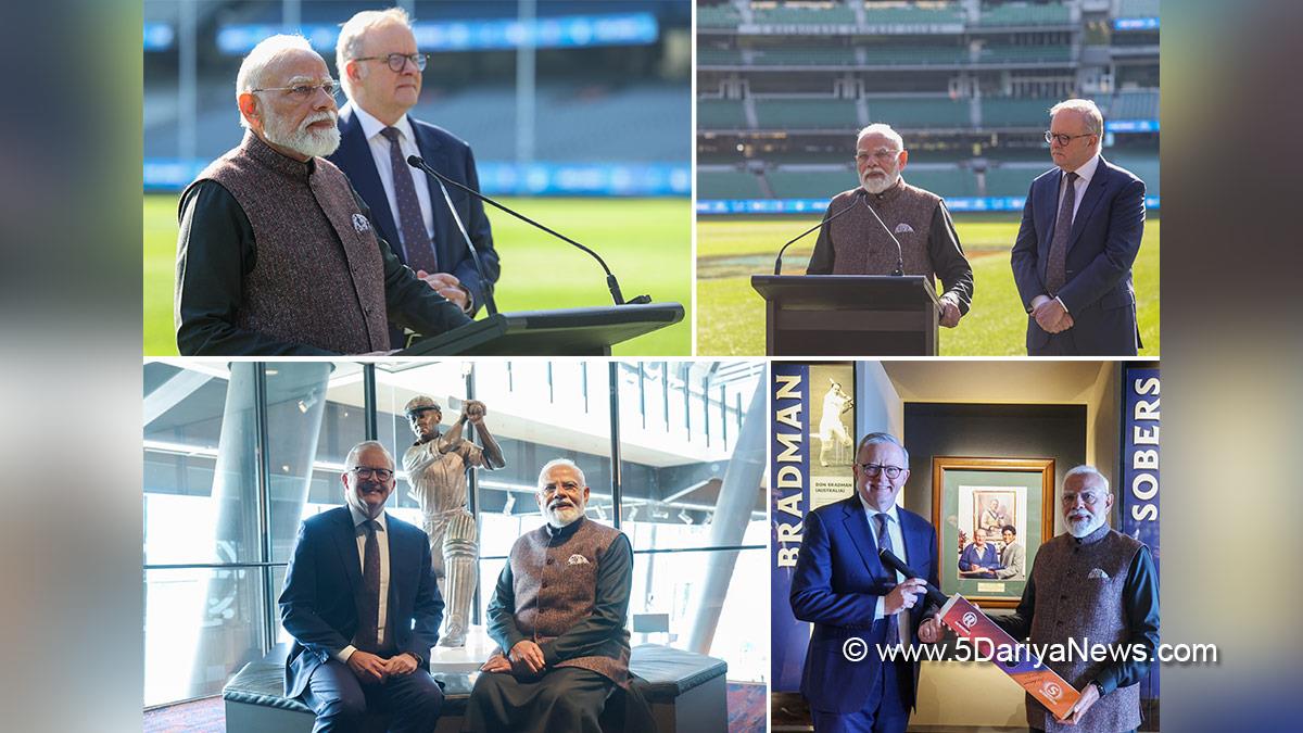 Narendra Modi, BJP, Bharatiya Janata Party, Prime Minister of India, Anthony Albanese, Melbourne, Melbourne Cricket Ground, MCG