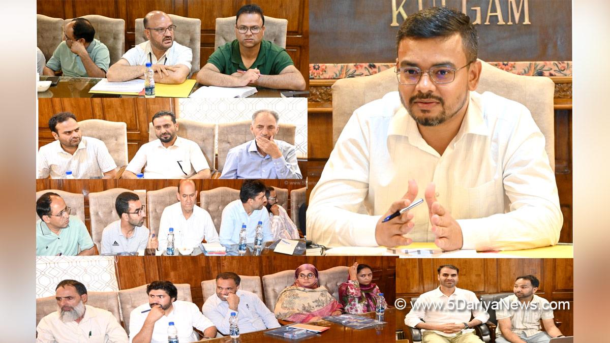 Shahzad Alam, Kulgam, DC Kulgam, Deputy Commissioner Kulgam