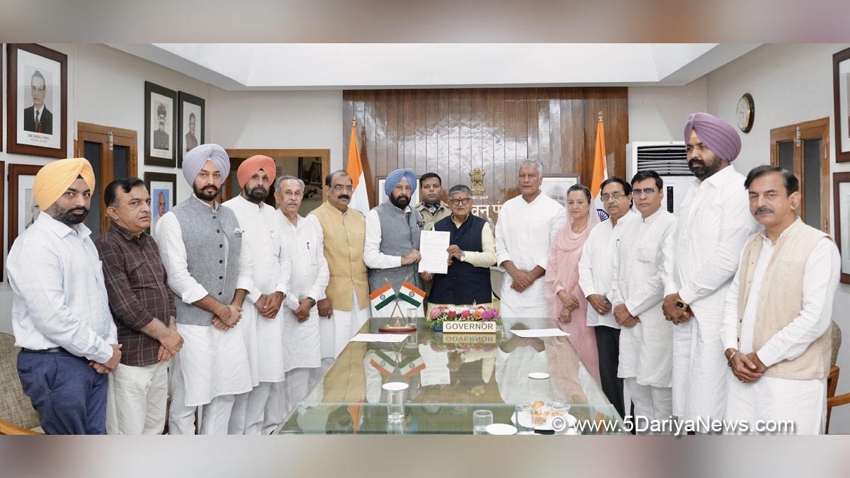 Gulab Chand Kataria, Governor of Punjab, Punjab Governor, Punjab Raj Bhavan, Kewal Singh Dhillon, BJP Punjab, Sunil Jakhar, Vineet Joshi, Dr Subhash Sharma, Ashwani Sharma