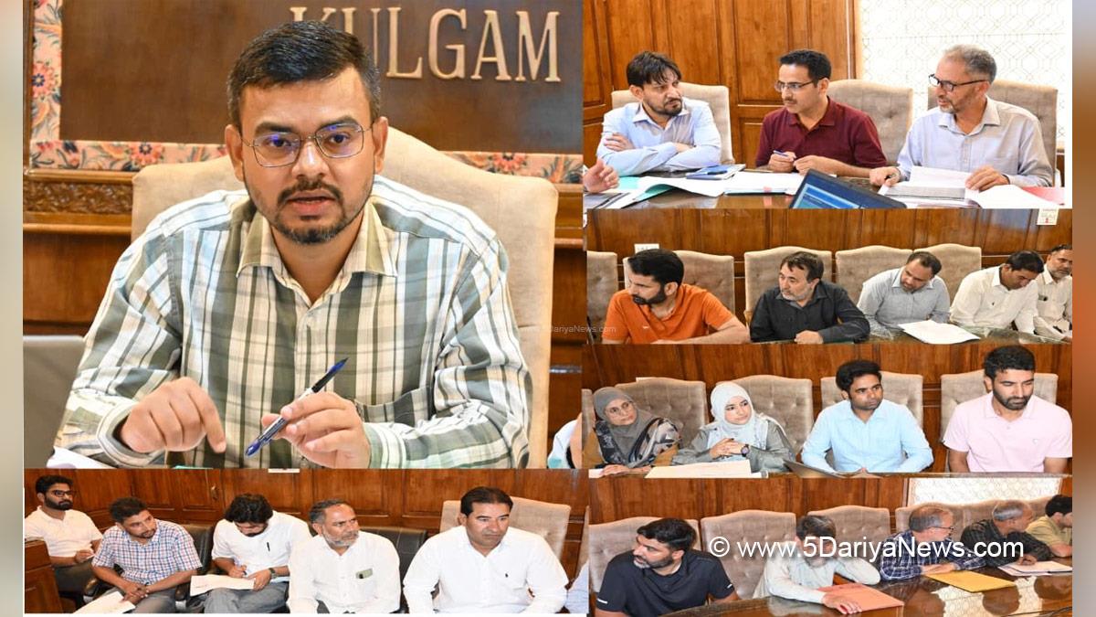Shahzad Alam, Kulgam, Deputy Commissioner Kulgam, DC Kulgam