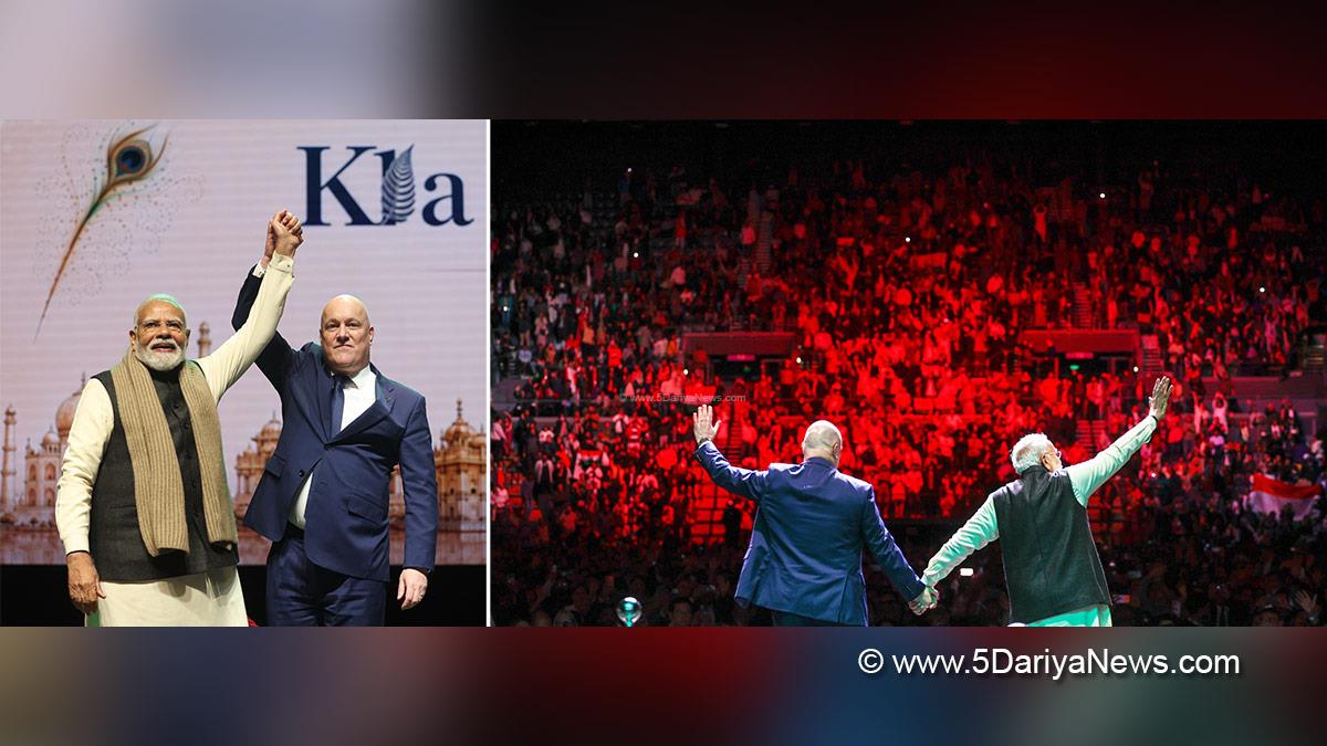 Narendra Modi, BJP, Bharatiya Janata Party, Prime Minister of India, Christopher Luxon, Auckland