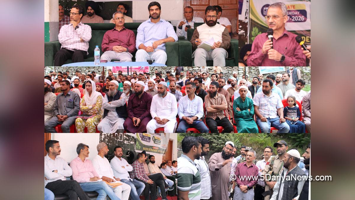 Krishan Lal, Doda, Deputy Commissioner Doda, Block Diwas