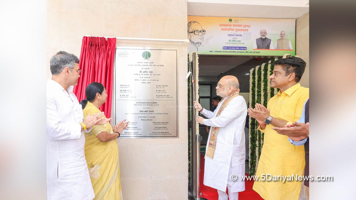 Amit Shah, Union Home Minister, BJP, Bharatiya Janata Party, Minister of Cooperation, Rekha Gupta, BJP Delhi, Chief Minister of Delhi, Delhi CM, New Delhi, Parvesh Verma, Parvesh Sahib Singh Verma