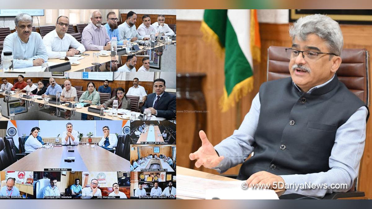 Atal Dulloo, Chief Secretary JK, Srinagar
