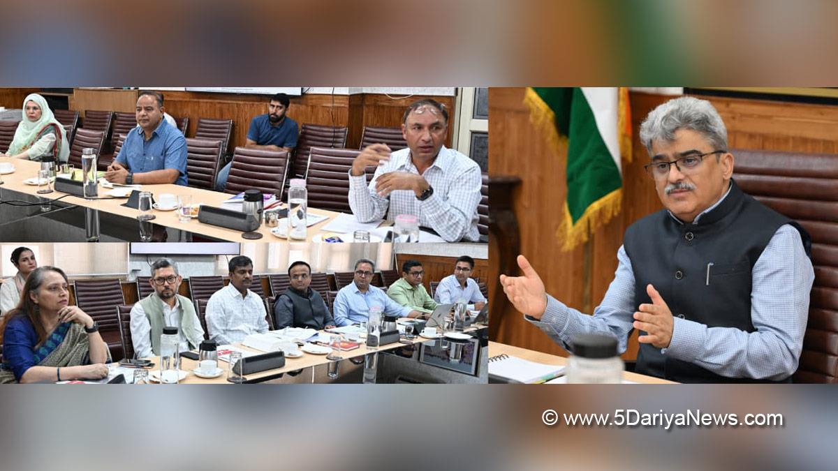 Atal Dulloo, Chief Secretary JK, Srinagar