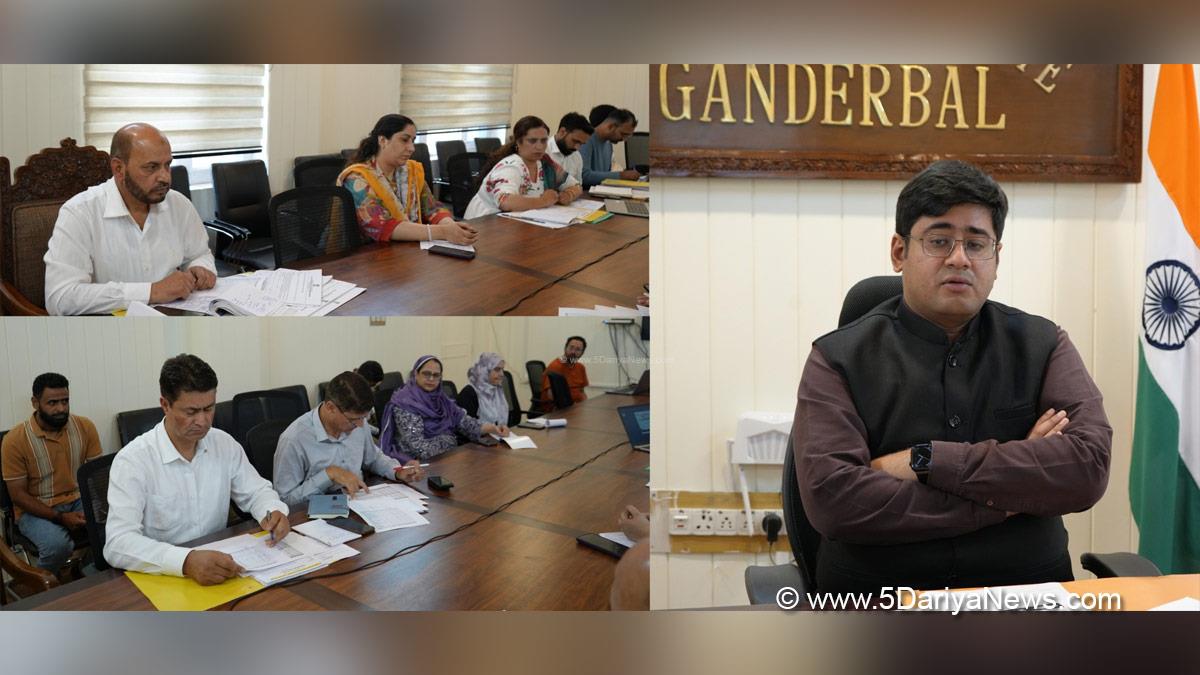 Jatin Kishore, Ganderbal, Deputy Commissioner Ganderbal