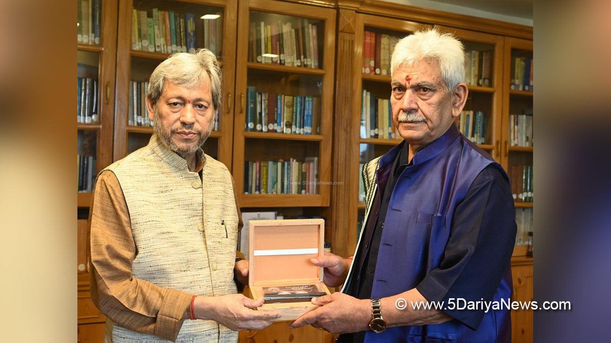 Manoj Sinha, Lieutenant Governor JK, Tirath Singh Rawat, Srinagar