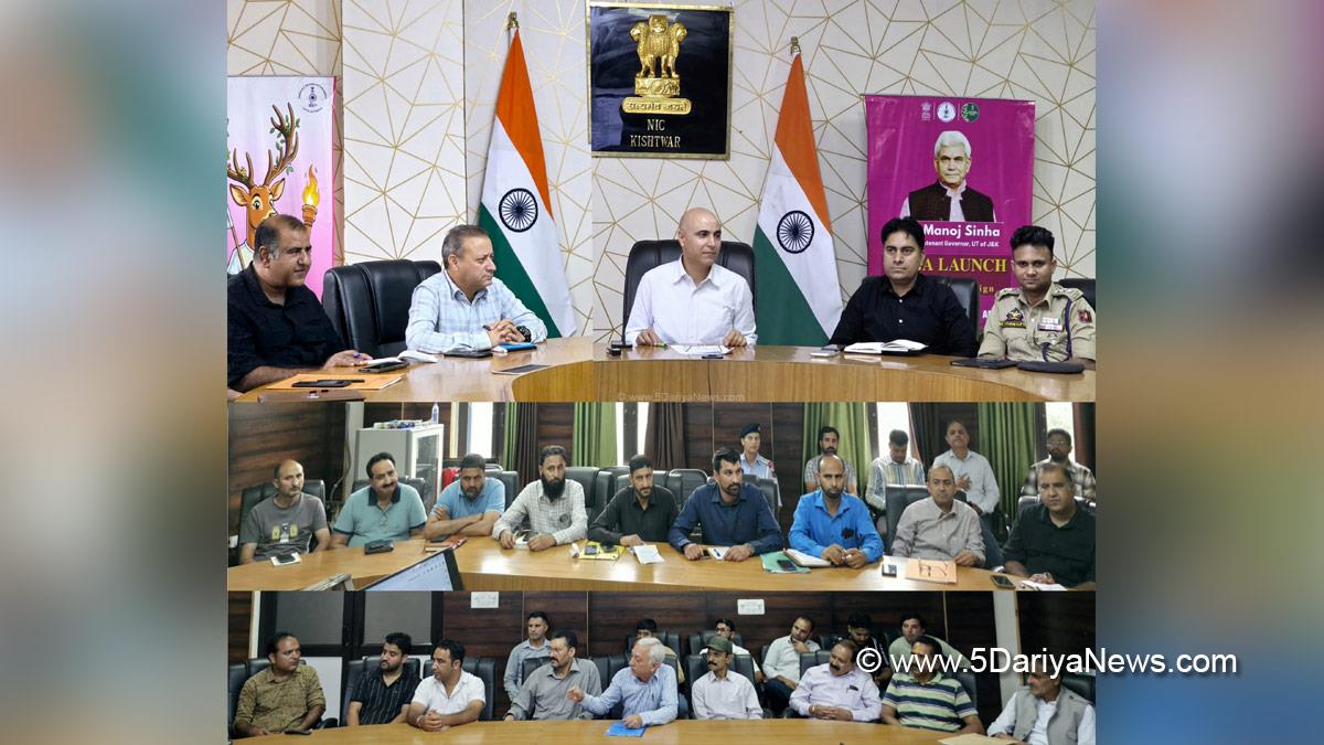 Pankaj Kumar Sharma, Kishtwar, DC Kishtwar, Deputy Commissioner Kishtwar, Shri Sarthal Devi Ji Yatra 2026