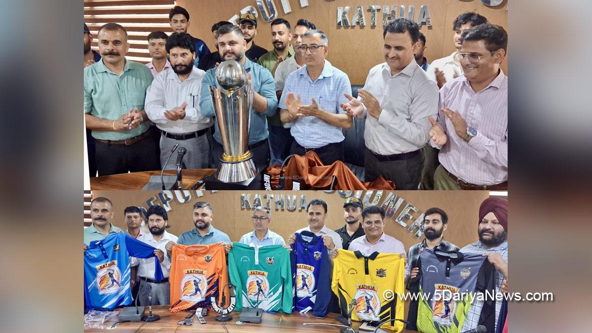 Rajesh Sharma, Kathua, DC Kathua, Deputy Commissioner Kathua, Kathua Cricket League