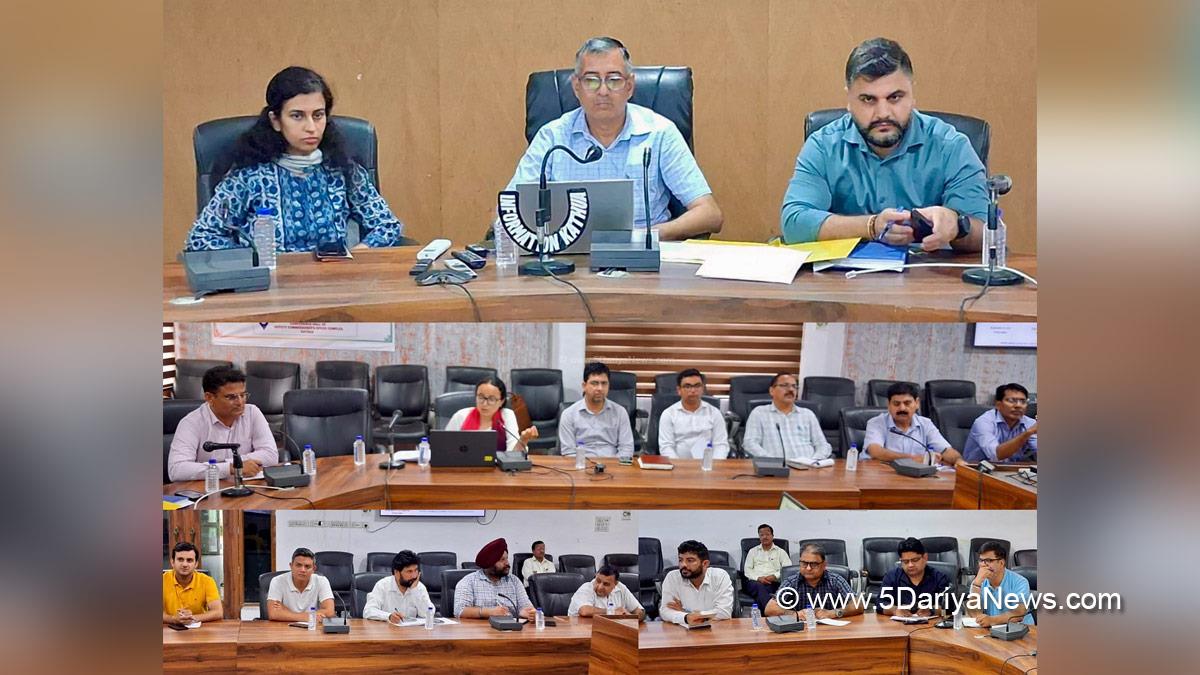 Rajesh Sharma, Kathua, DC Kathua, Deputy Commissioner Kathua, District Level Committee, DLC, 