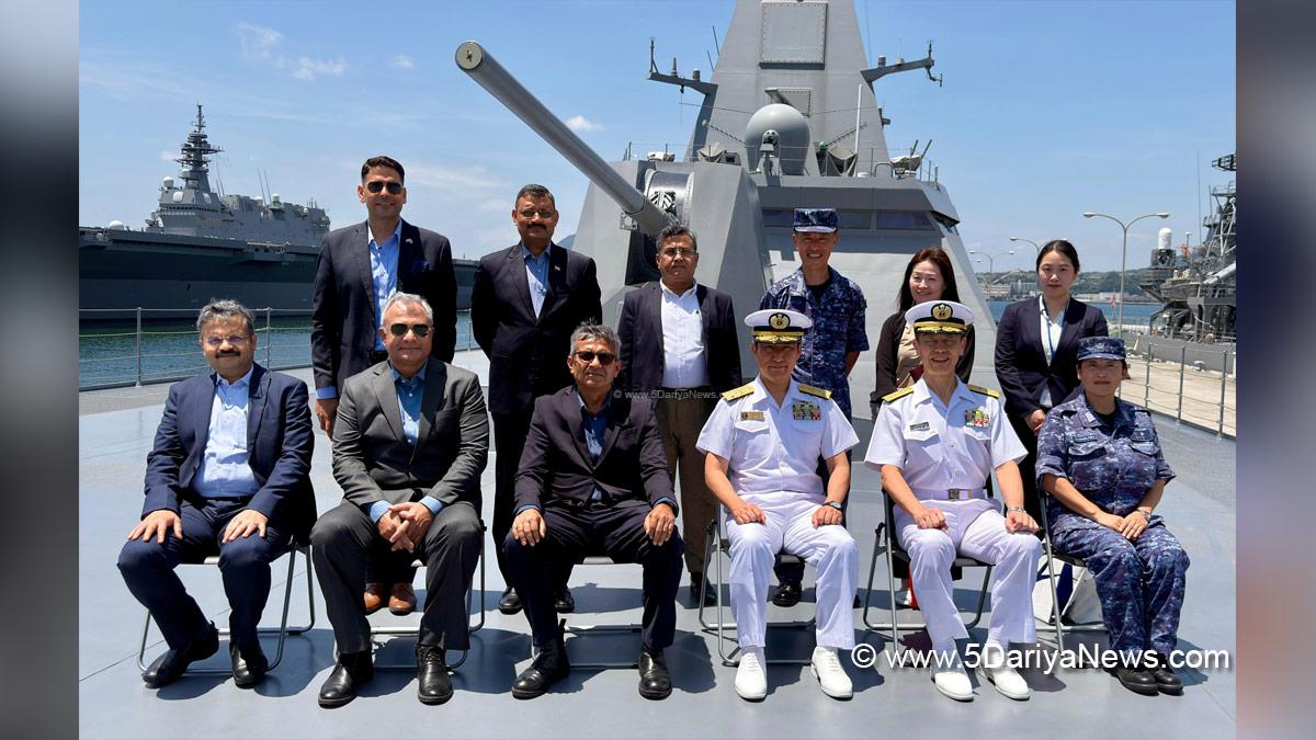 Military, Rajesh Kumar Singh, Defence Secretary, Vice Admiral Matsumoto Tamotsu, Japan Maritime Self-Defense Force, JMSDF, Kure Naval Base, Japan
