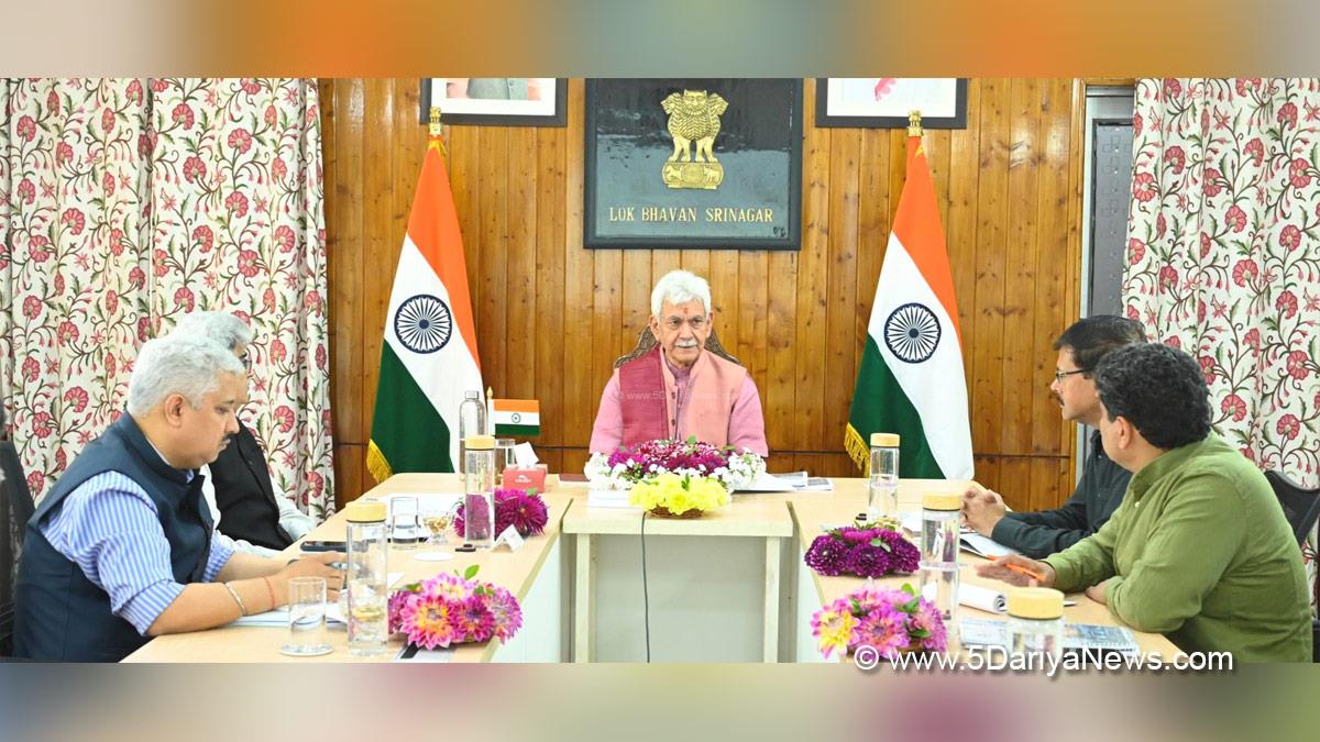 Manoj Sinha, Lieutenant Governor JK, Atal Dulloo, Chief Secretary JK, Srinagar