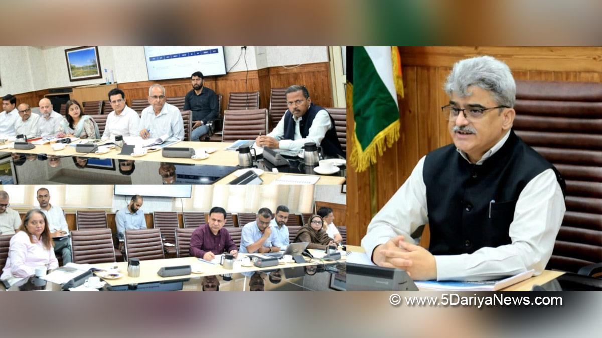 Atal Dulloo, Chief Secretary JK, Srinagar, Pradhan Mantri Gram Sadak Yojana, PMGSY