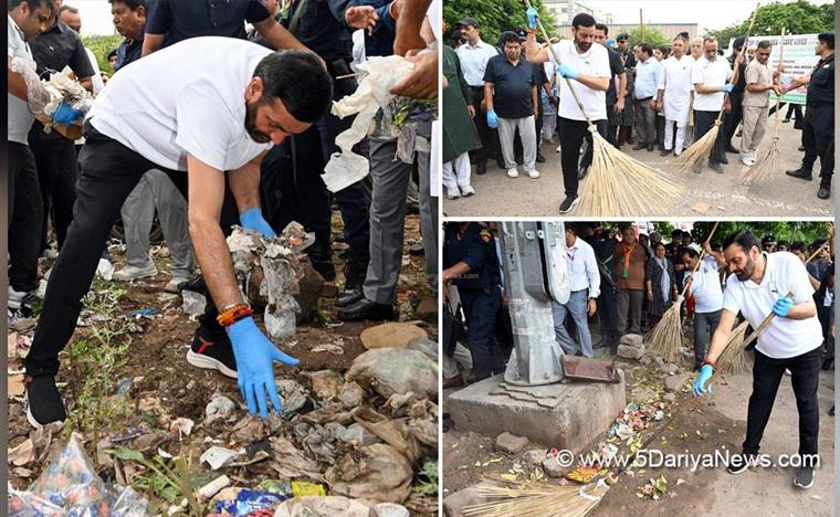 मुख्यमंत्री नायब सिंह सैनी ने पंचकूला से राज्यव्यापी स्वच्छता अभियान का किया शुभारंभ