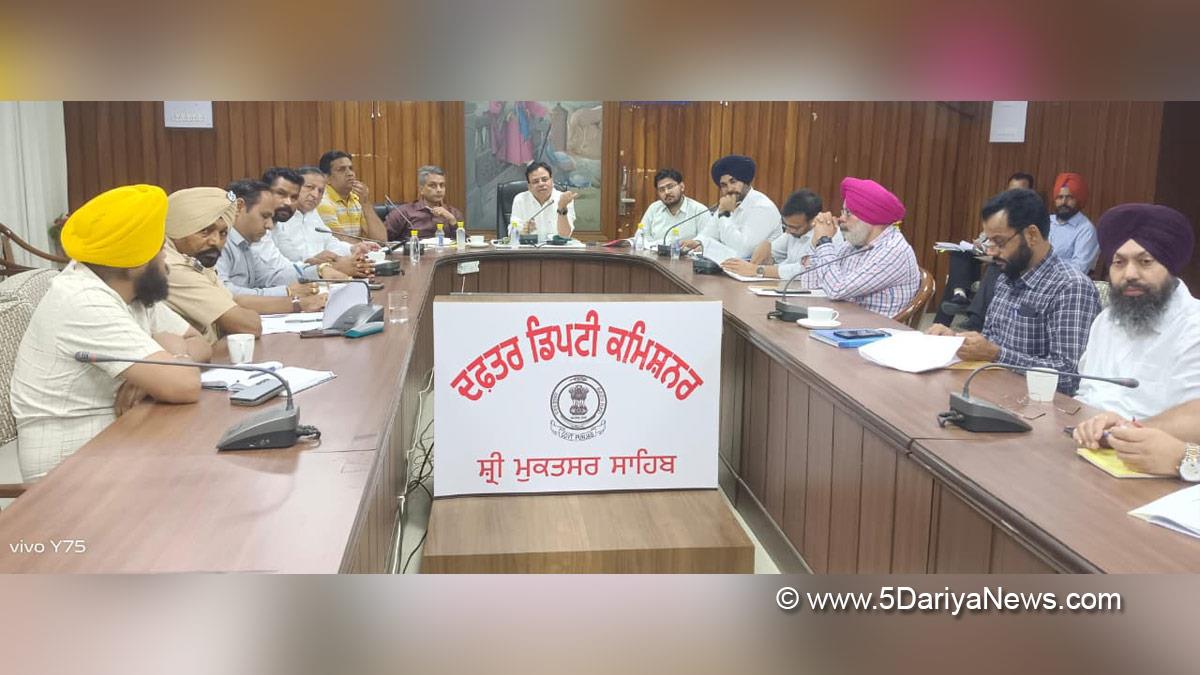  Amit Kumar Panchal, DC Sri Mukatsar Sahib, Sri Mukatsar Sahib, Deputy Commissioner Sri Mukatsar Sahib,Punjab, Punjab News, Latest Punjab News