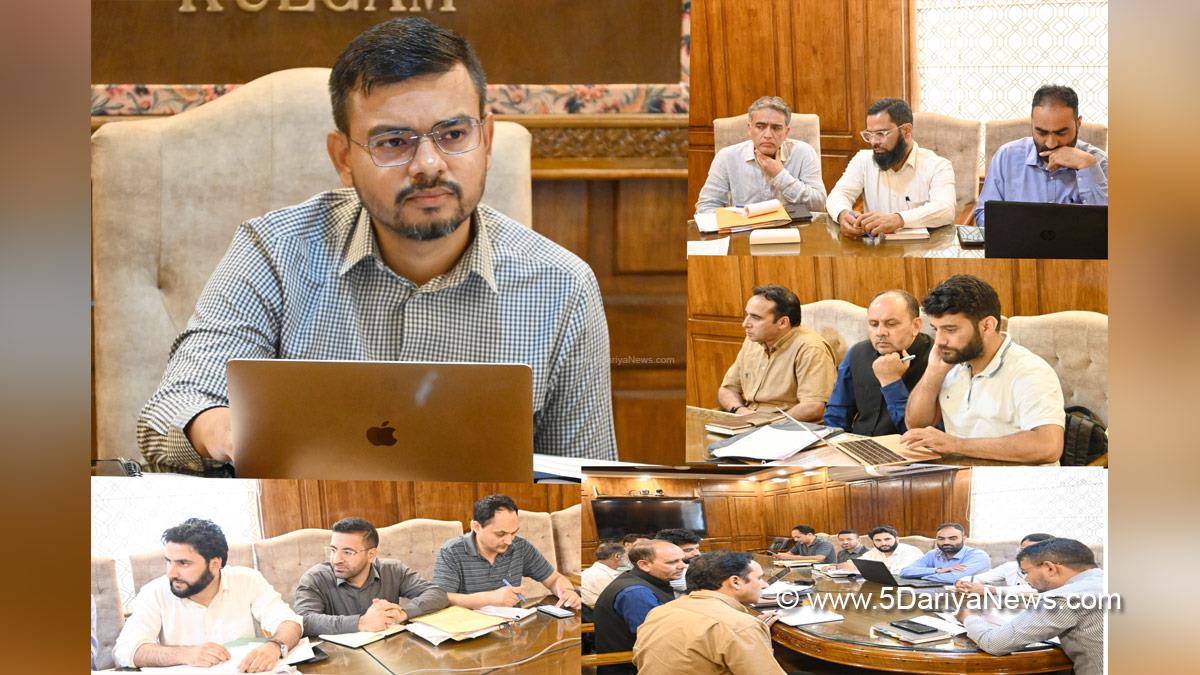 Shahzad Alam, Kulgam, Deputy Commissioner Kulgam, District Level Committee, DLC