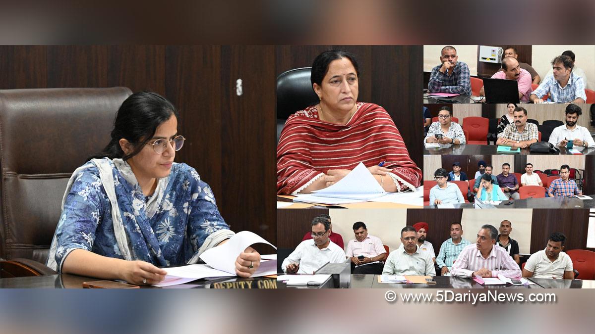 Ayushi Sudan, Samba, Deputy Commissioner Samba, District Level Committee, DLC, Holistic Agriculture Development Programme, HADP