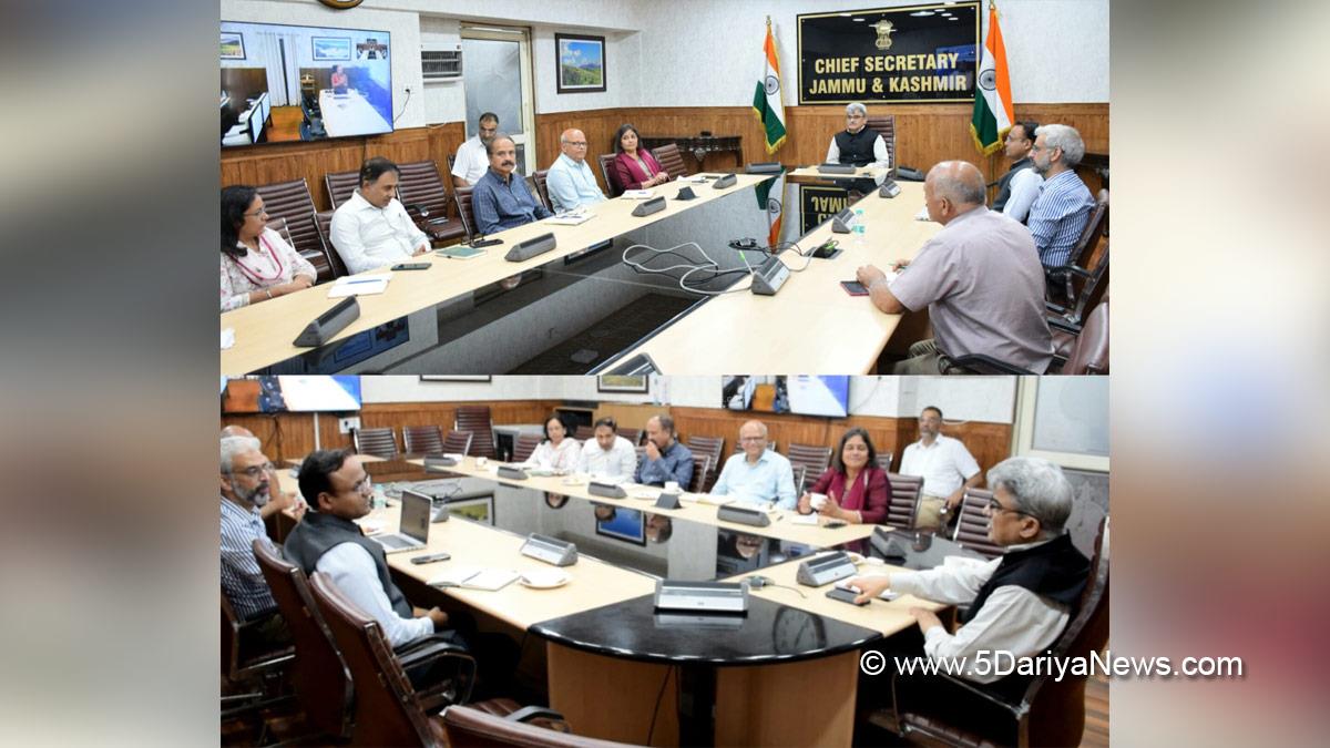 Atal Dulloo, Chief Secretary JK, Srinagar