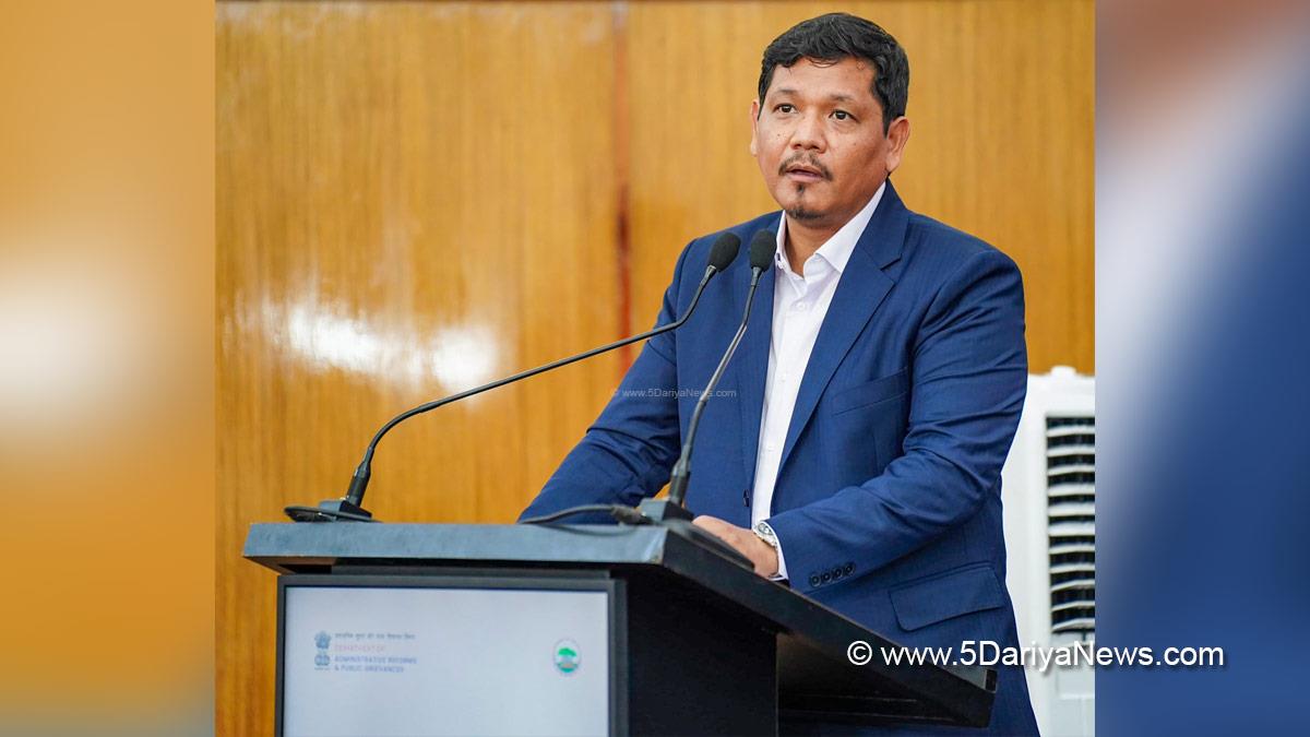 Conrad Kongkal Sangma, Conrad Sangma, Chief Minister of Meghalaya, Shillong, National Peoples Party