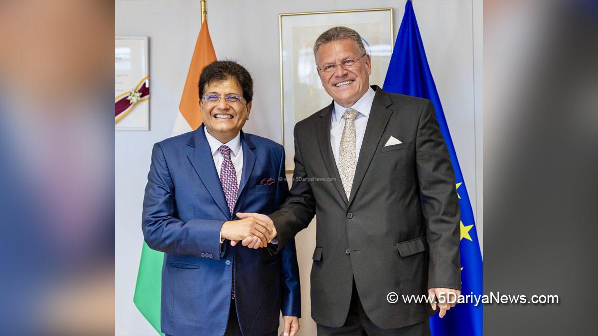 Piyush Goyal, BJP, Bharatiya Janata Party, Maros Sefcovic, Cameroon