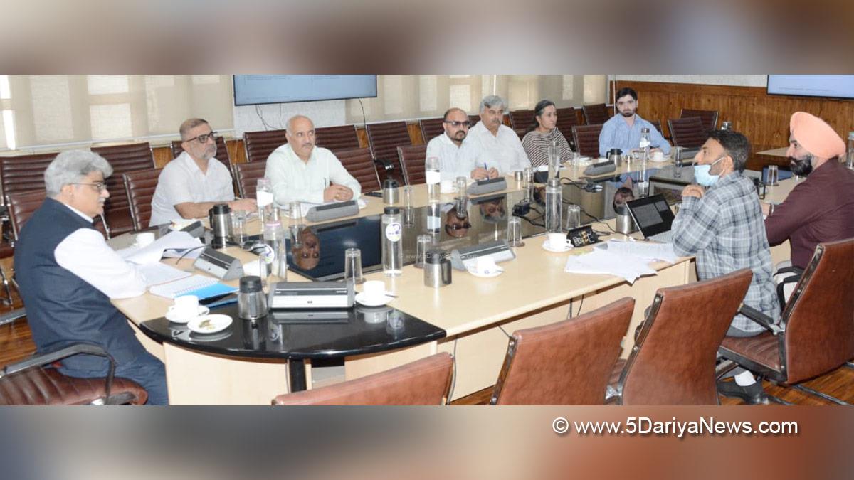 Atal Dulloo, Chief Secretary JK, Srinagar