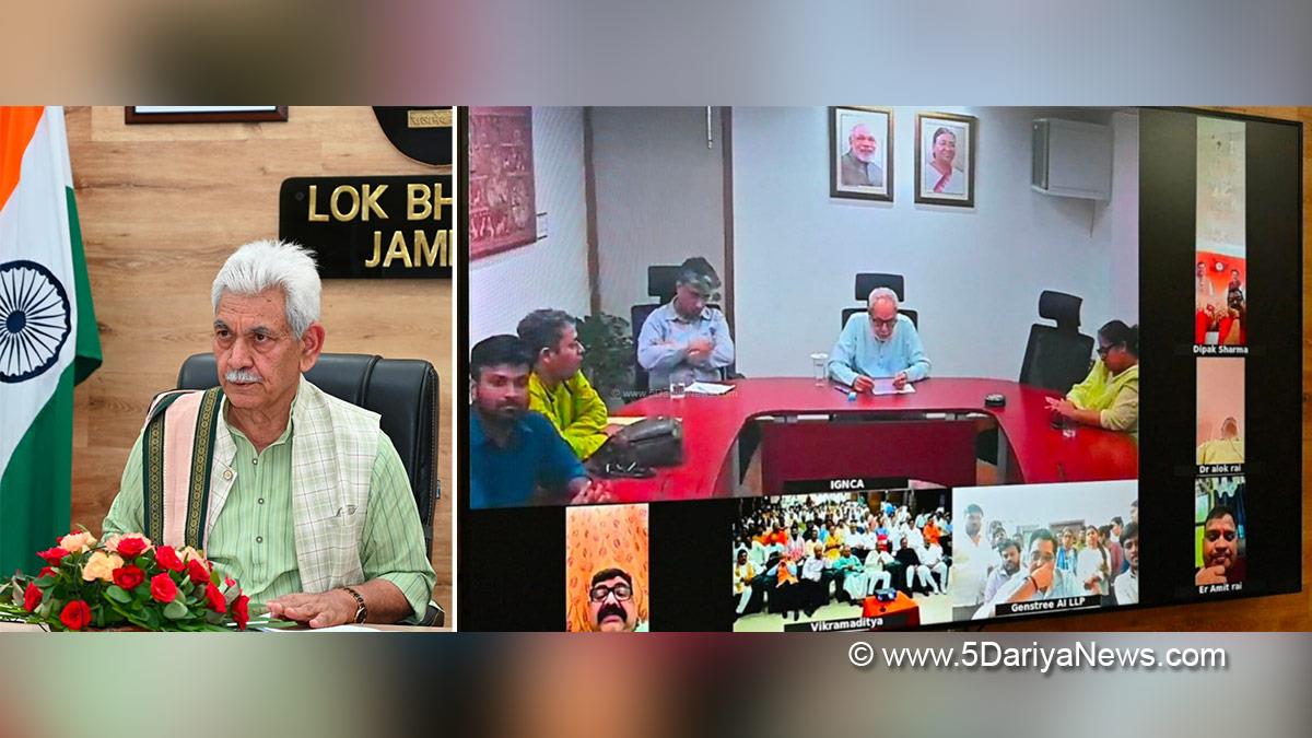 Manoj Sinha, Lieutenant Governor JK, 20th Punya Smriti Diwas, Dr Suresh Awasthi Smriti Nyas, Jammu