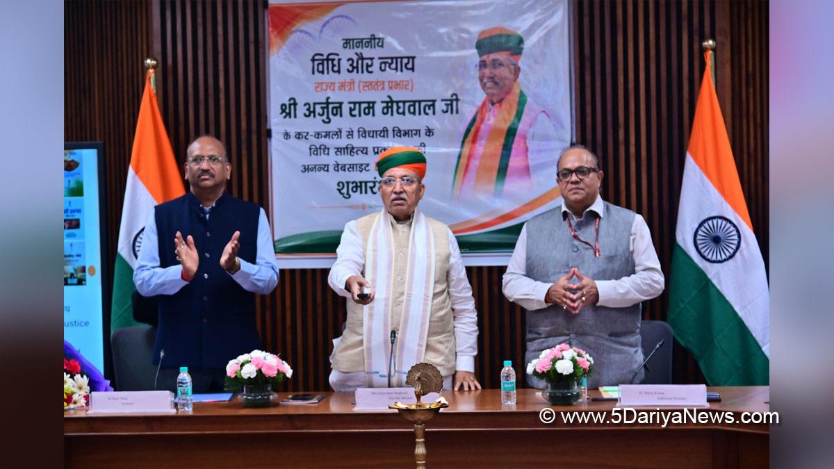 Arjun Ram Meghwal, Bharatiya Janata Party, BJP, Ministry of Law and Justice
