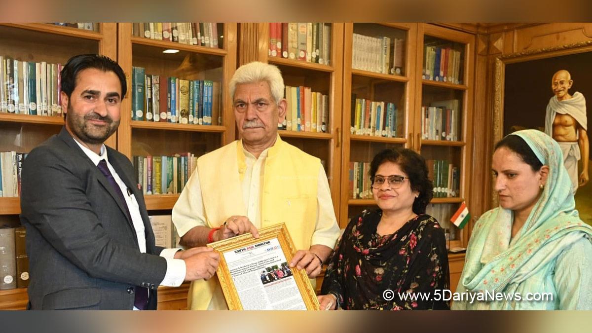 Manoj Sinha, Lieutenant Governor JK, Nasreen Ali, Srinagar