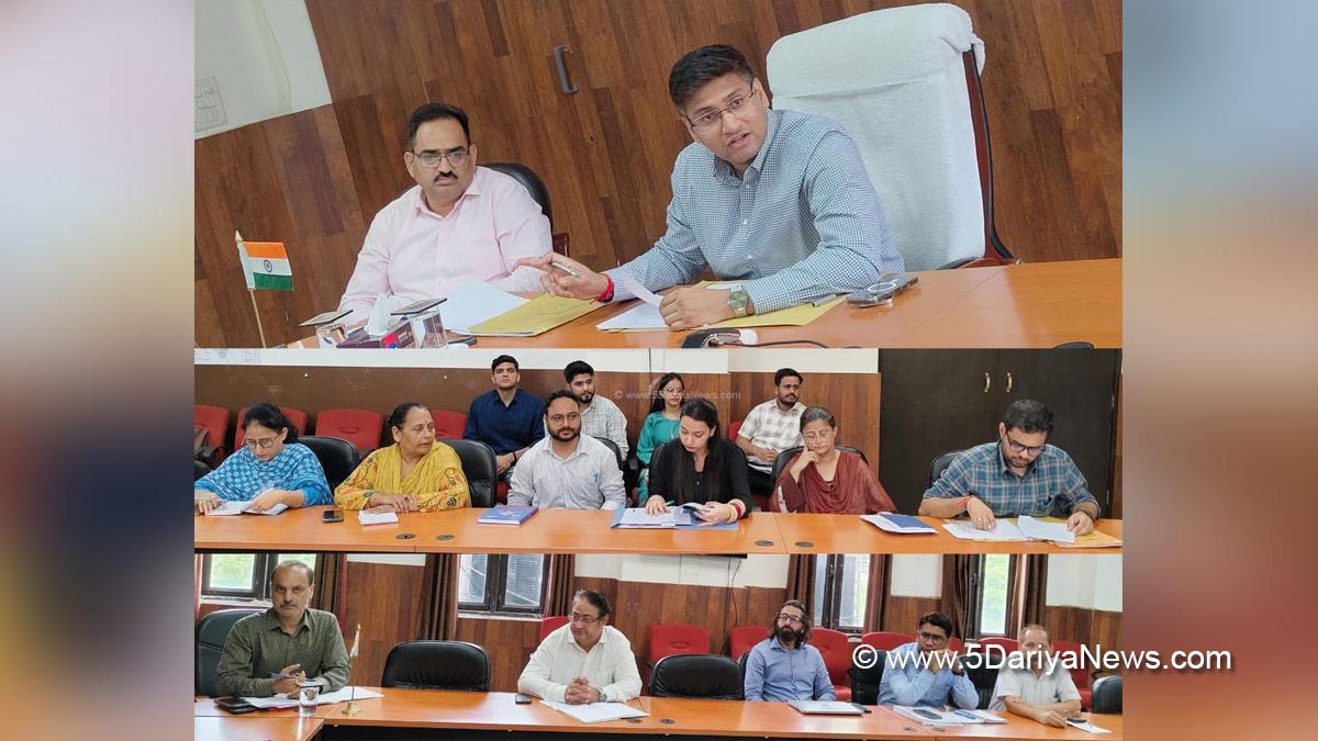 Kumar Abhishek, Reasi, Deputy Commissioner Reasi