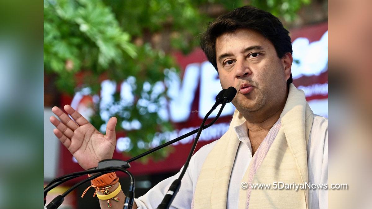 Jyotiraditya Scindia, Jyotiraditya Madhavrao Scindia, BJP, Bharatiya Janata Party, Ashoknagar