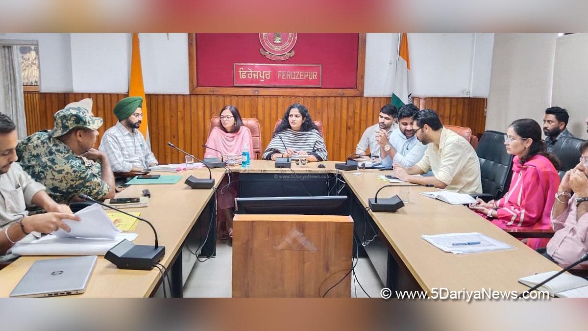Deepshikha Sharma, DC Ferozepur, Deputy Commissioner Ferozepur, Ferozepur, Punjab, Punjab News, Latest Punjab News
