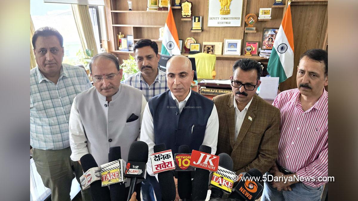 Pankaj Kumar Sharma, Kishtwar, DC Kishtwar, Deputy Commissioner Kishtwar