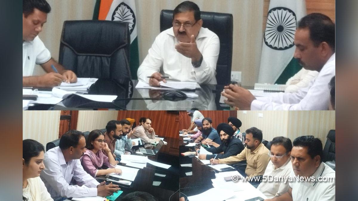 Ashok Kumar Sharma, Poonch, Deputy Commissioner Poonch, District Level Implementation Committee, DLIC, Mission YUVA