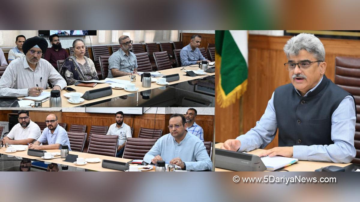 Atal Dulloo, Chief Secretary JK, Srinagar