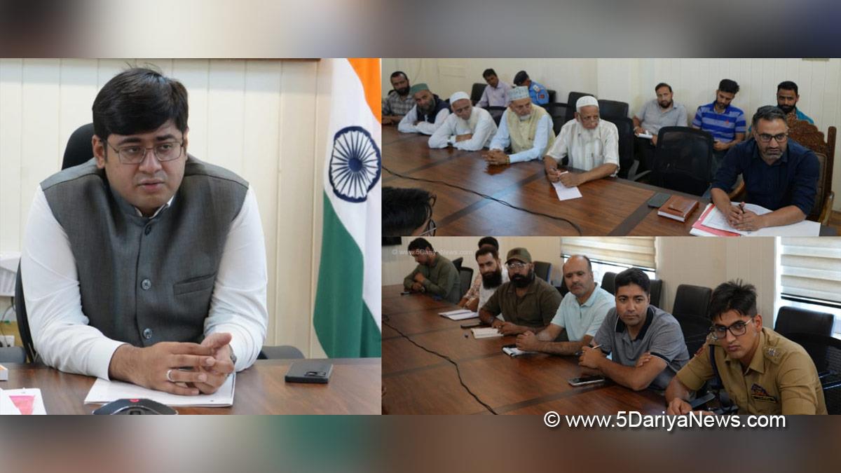 Jatin Kishore, Ganderbal, Deputy Commissioner Ganderbal