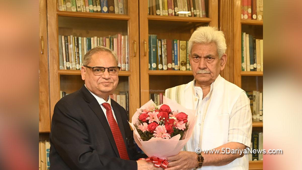 Manoj Sinha, Lieutenant Governor JK, Prof Ramesh Chandra, Srinagar