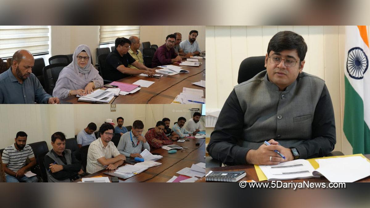 Jatin Kishore, Ganderbal, Deputy Commissioner Ganderbal, District Level Committee, DLC, Holistic Agriculture Development Programme, HADP