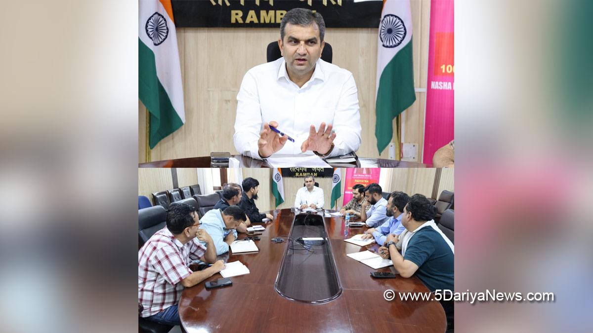 Mohammad Alyas Khan, Ramban, Deputy Commissioner Ramban