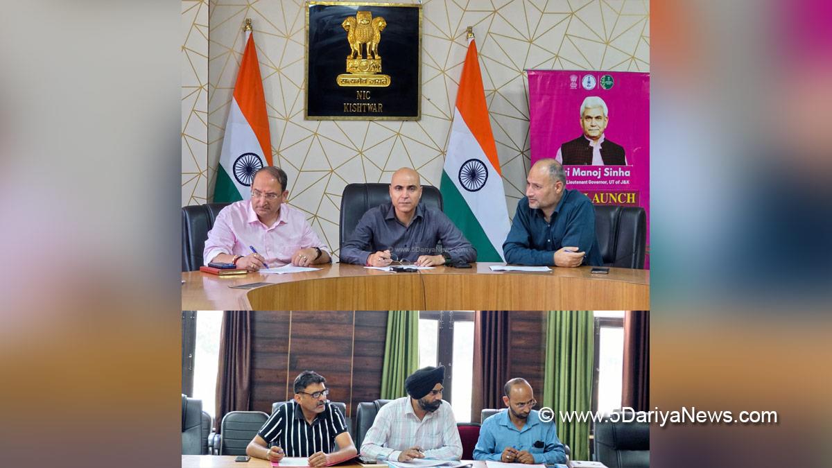 Pankaj Kumar Sharma, Kishtwar, DC Kishtwar, Deputy Commissioner Kishtwar
