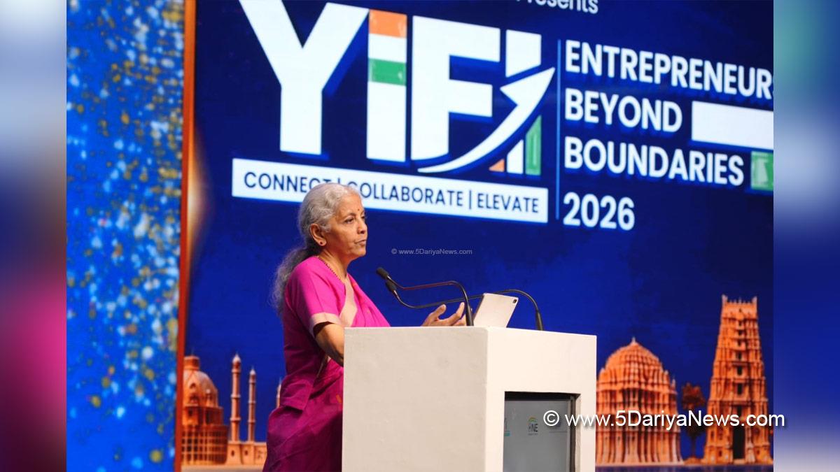 Nirmala Sitharaman, BJP, Bharatiya Janata Party, YiFi Entrepreneurship Summit 2026, Madurai, Tamil Nadu