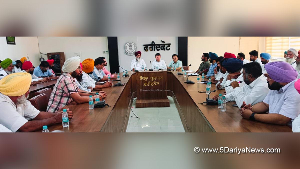 Gurdit Singh Sekhon, Faridkot, AAP Punjab, Punjab, Punjab News, Latest Punjab News, Rahul Chaba, DC Faridkot, Deputy Commissioner Faridkot