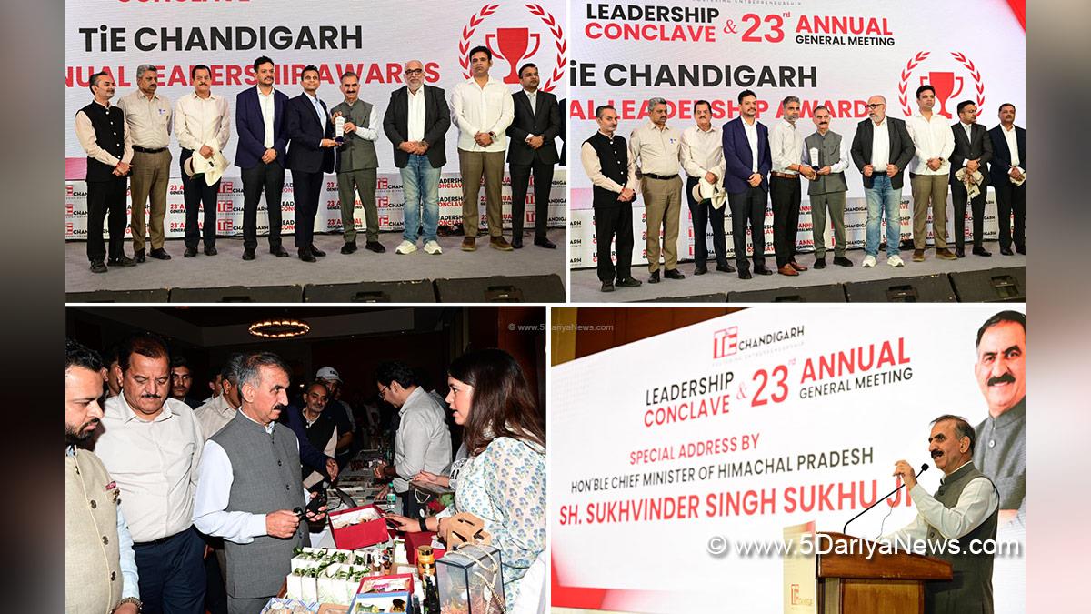 Sukhvinder Singh Sukhu, Thakur Sukhvinder Singh Sukhu, Himachal Pradesh, Himachal, Himachal Congress, Chief Minister of Himachal Pradesh, Himachal News, Latest Himachal News, Chandigarh Leadership Conclave