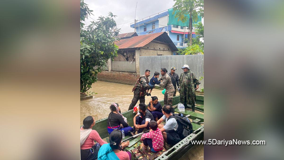 Weather, Military, Indian Army, Operation Jal Rahat, Assam Flood, Assam Flood Relief, Assam