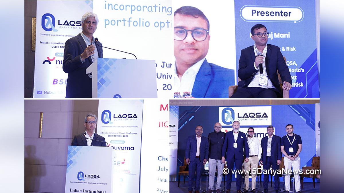 Lambda Quantitative Strategies Association, LAQSA, Indian Institutional Quant Conference, IIQC, IIQC Delhi Edition 2026, Gurugram
