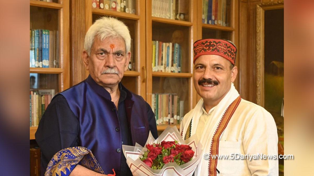 Manoj Sinha, Lieutenant Governor JK, Balwant Singh Mankotia, Srinagar