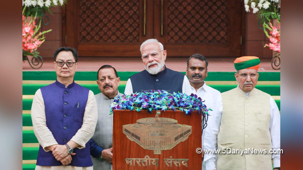 Narendra Modi, BJP, Bharatiya Janata Party, Prime Minister of India, Dr Jitendra Singh, Arjun Ram Meghwal, Kiren Rijiju, Dr L Murugan, Dr Loganathan Murugan, Monsoon Session, New Delhi