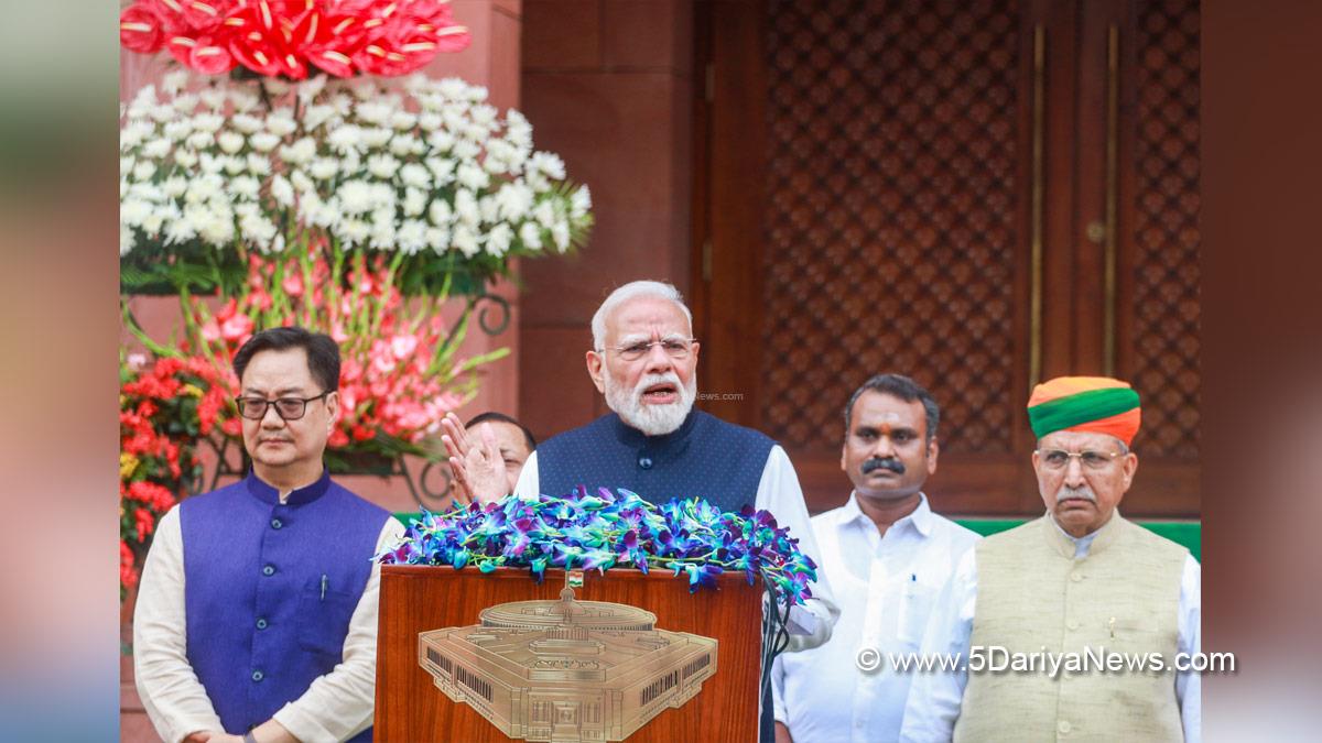 Narendra Modi, BJP, Bharatiya Janata Party, Prime Minister of India, Dr Jitendra Singh, Arjun Ram Meghwal, Kiren Rijiju, Dr L Murugan, Dr Loganathan Murugan, Monsoon Session, New Delhi