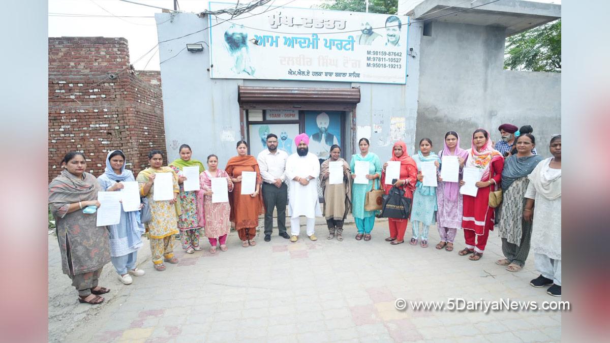 Dalbir Singh Tong, Baba Bakala, AAP Punjab, Punjab, Punjab News, Latest Punjab News