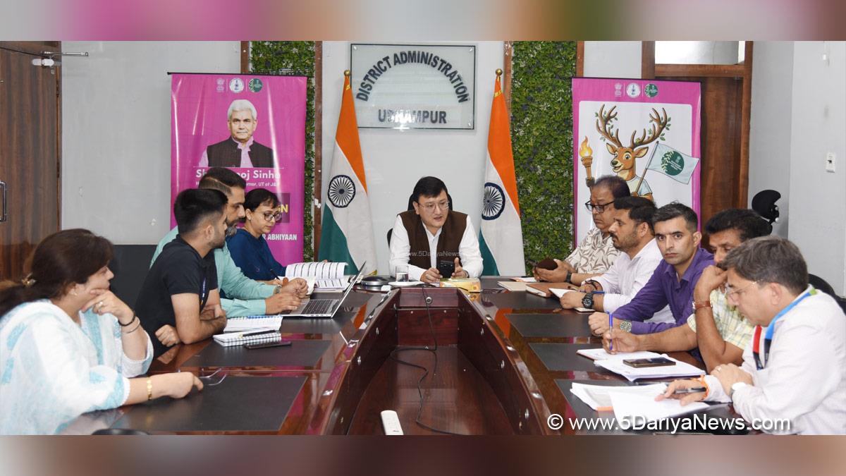 Minga Sherpa, Udhampur, DC Udhampur, Deputy Commissioner Udhampur, District Level Implementation Committee, DLIC, Mission YUVA