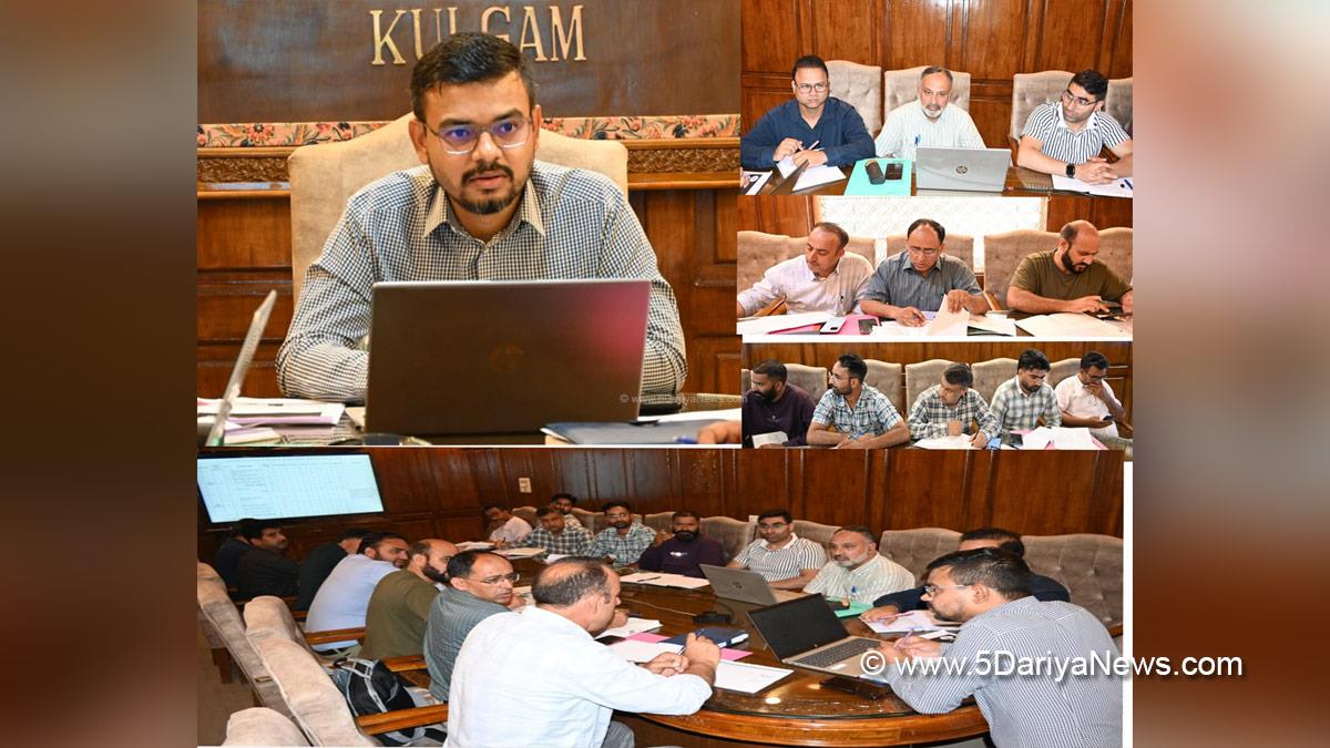 Shahzad Alam, Kulgam, Deputy Commissioner Kulgam